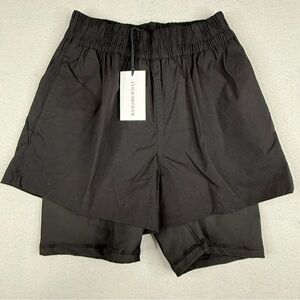 WeWoreWhat Windbreaker Biker Shorts NWT Black S